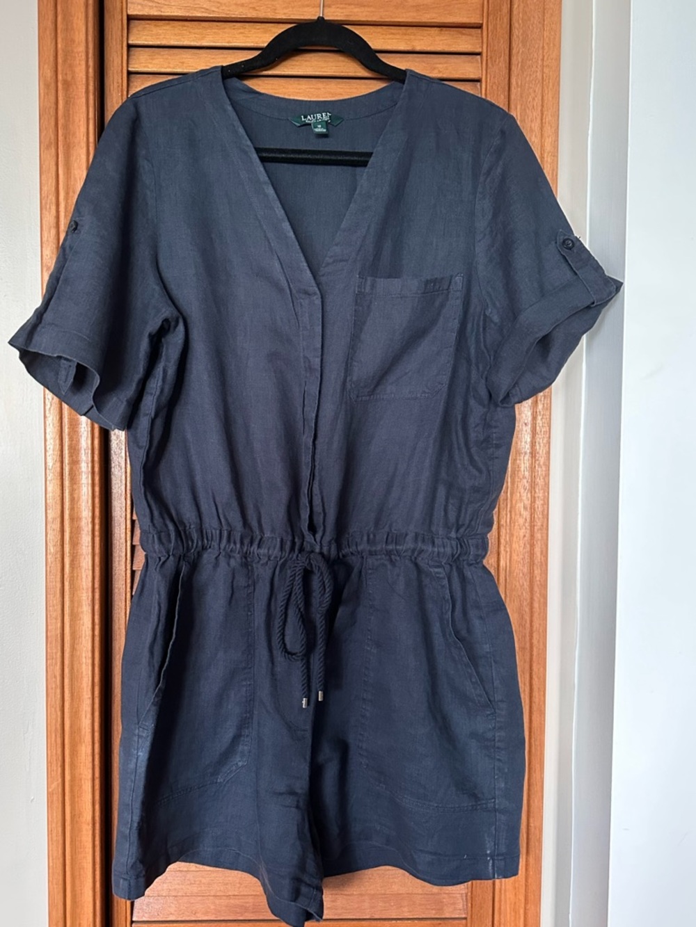 Ralph Lauren linen utility romper